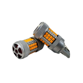 JGO. L&Aacute;MP. LED 7440 T20 AMBAR
